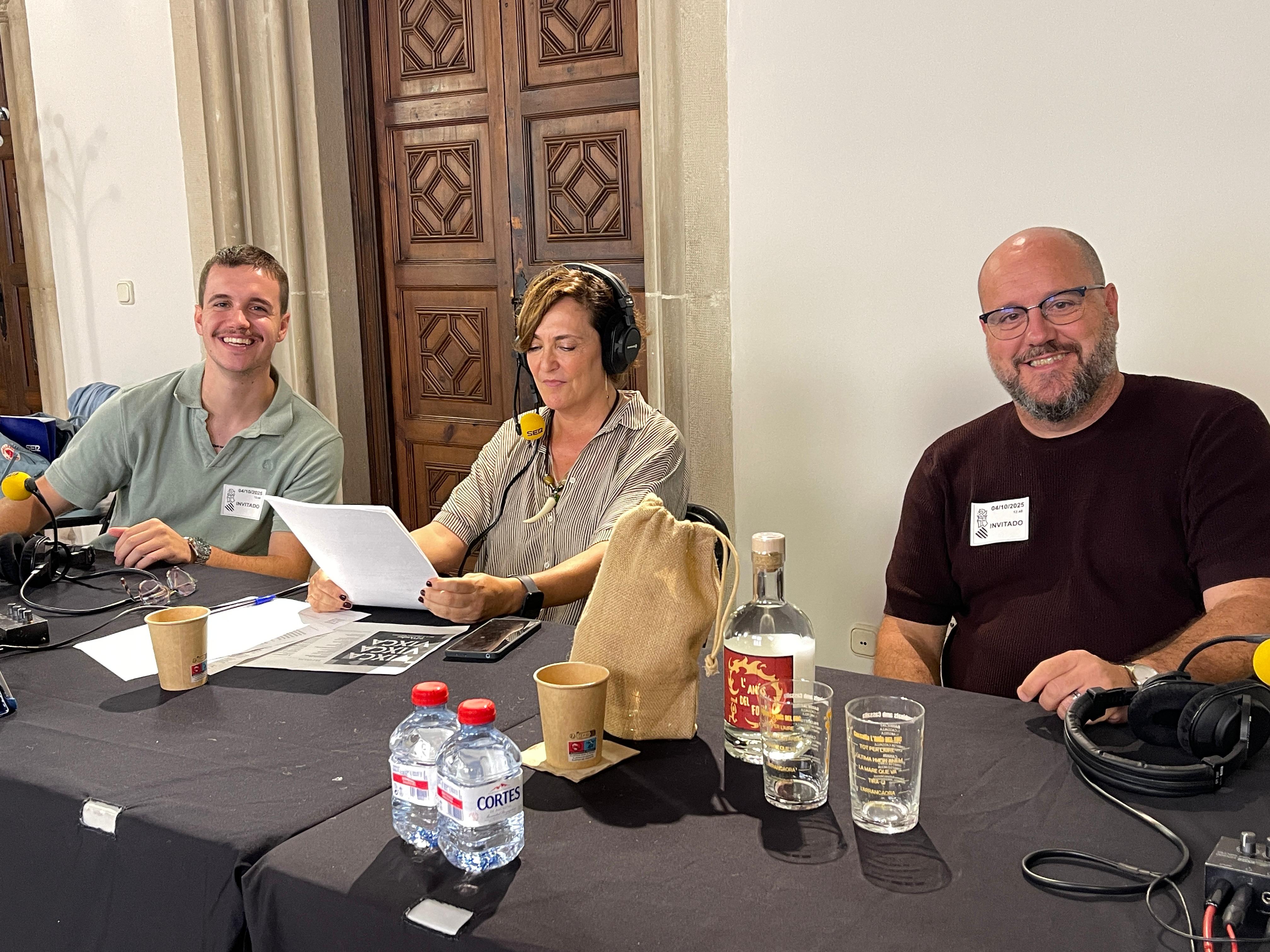 València, octubre 2025. SER Viajeros Comunitat Valenciana desde el Palau de la Generalitat