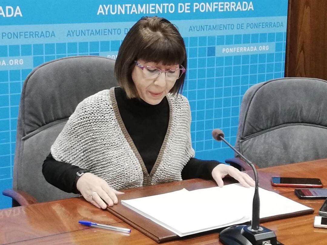 Concejala de Hacienda del Ayuntamiento de Ponferrada, Mabel Fernández