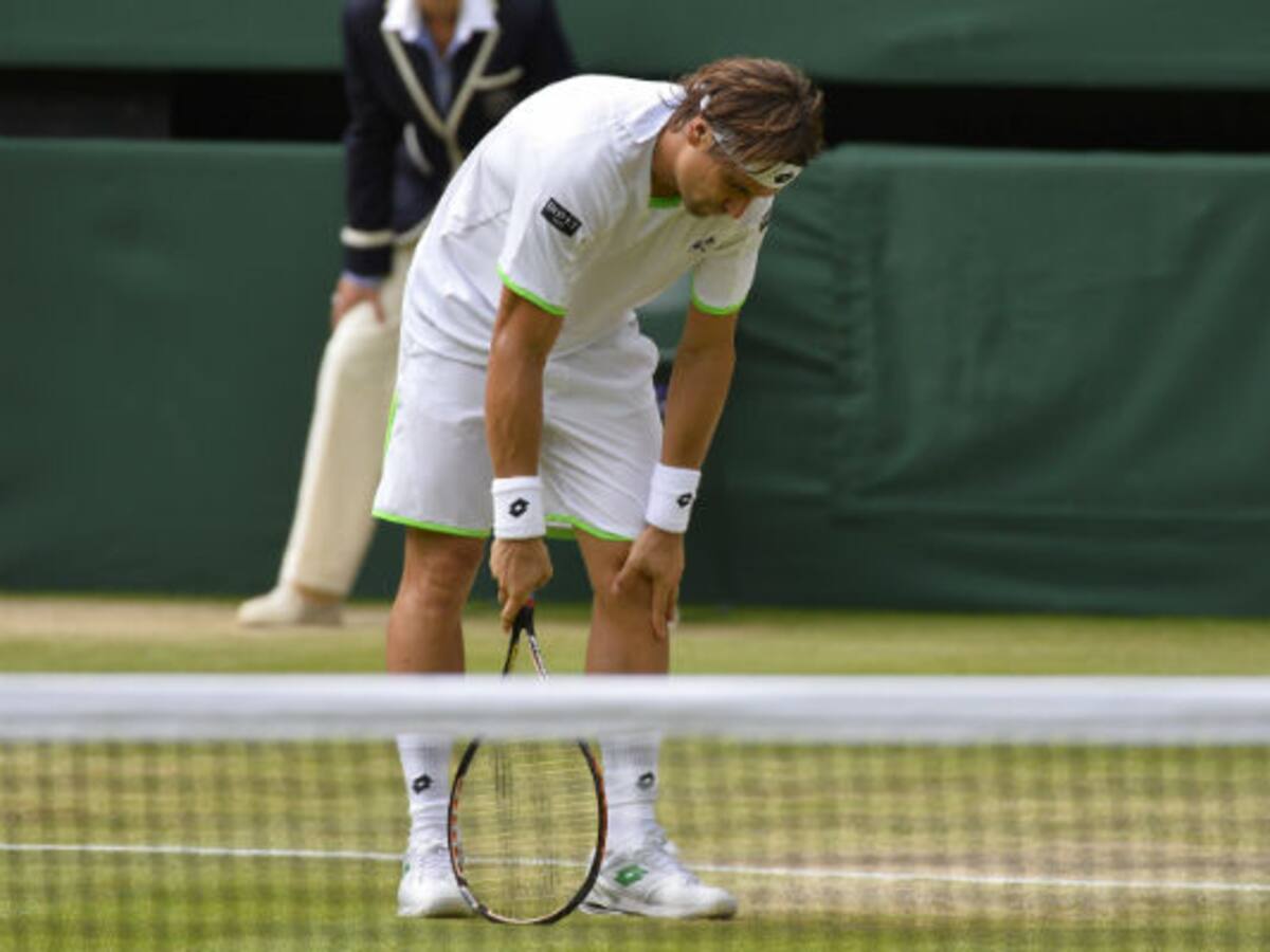 Ferrer cae ante Del Potro y se despide de Wimbledon