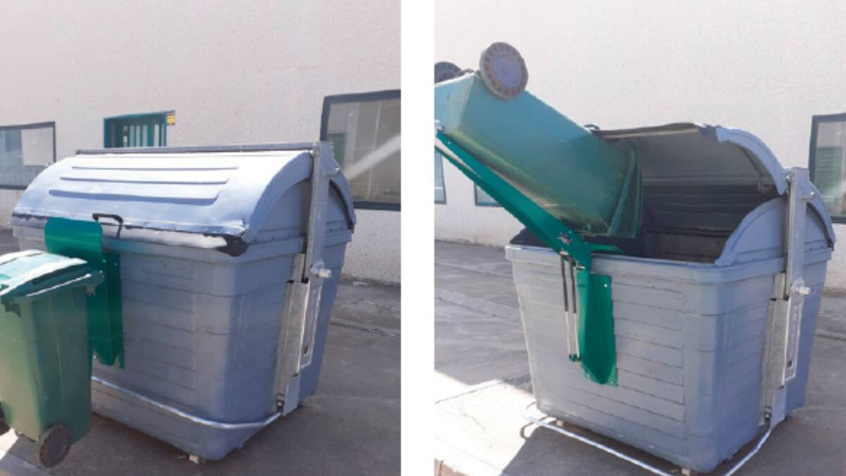 Así son los nuevos contenedores de basura del Polígono Industrial de Toledo