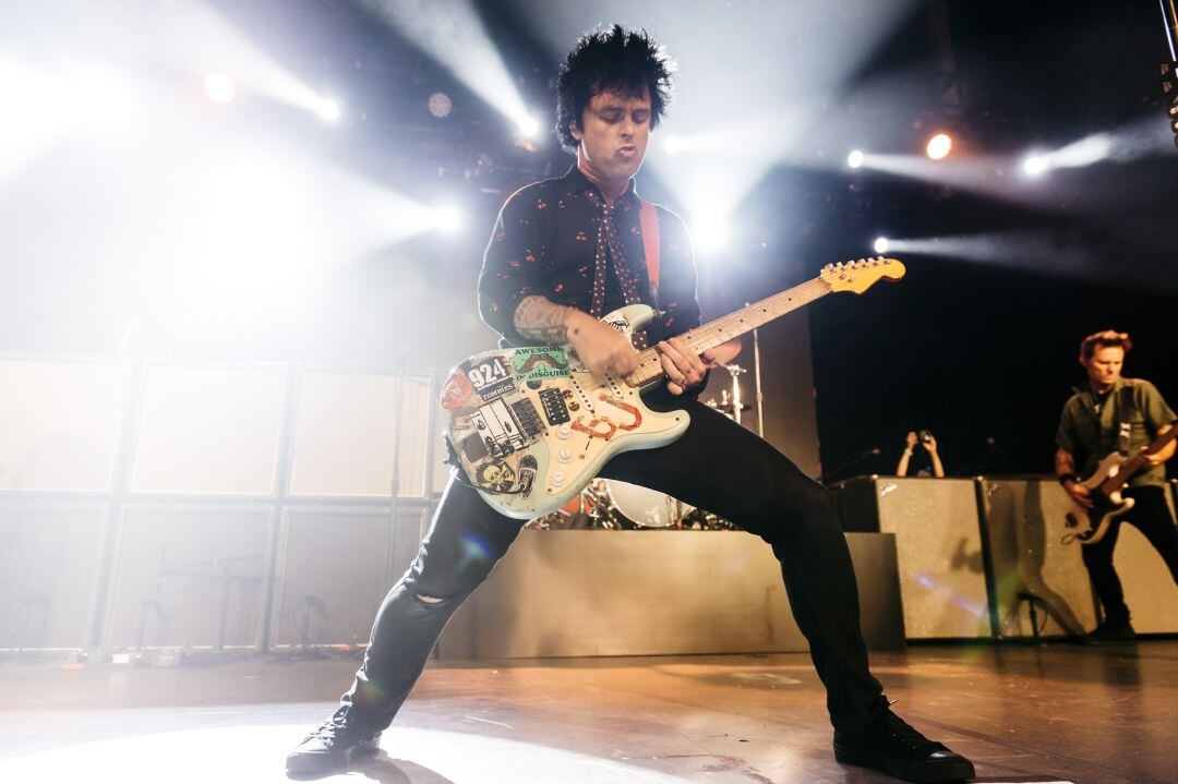 Billie Joe, en pleno directo