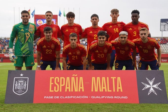 Once de la Sub21 hoy en Algeciras