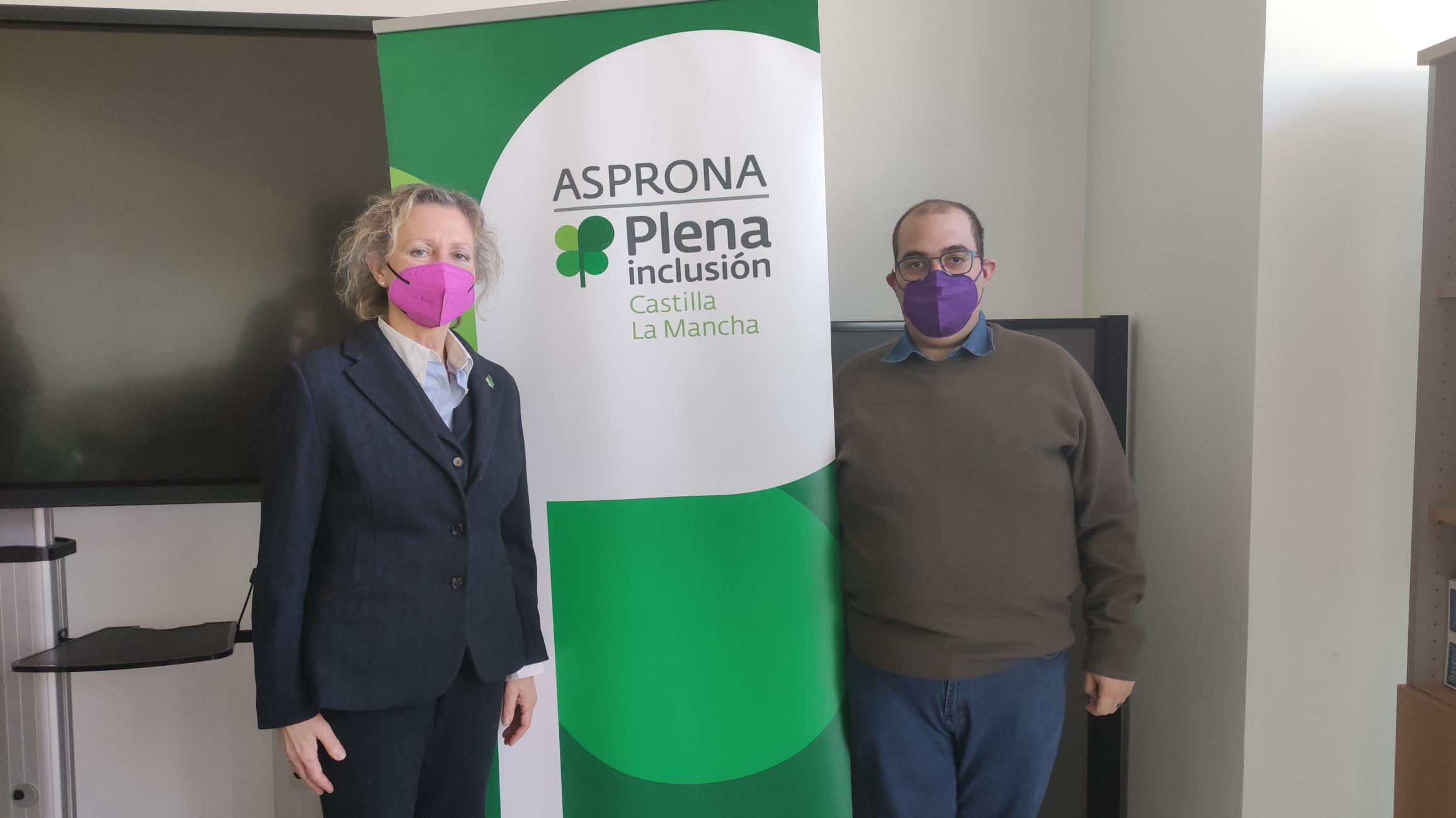 Los actos del 60 aniversario los han presentado la presidenta de ASPRONA, Amalia Serna, y Álvaro Aroca, una persona con discapacidad intelectual del Centro Ocupacional Eloy Camino