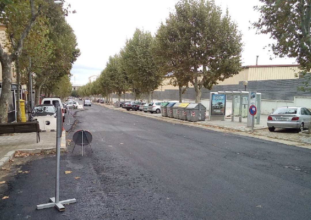 Imagen de la avenida de la Constitución para que se solicita la ampliación de la zona ORA