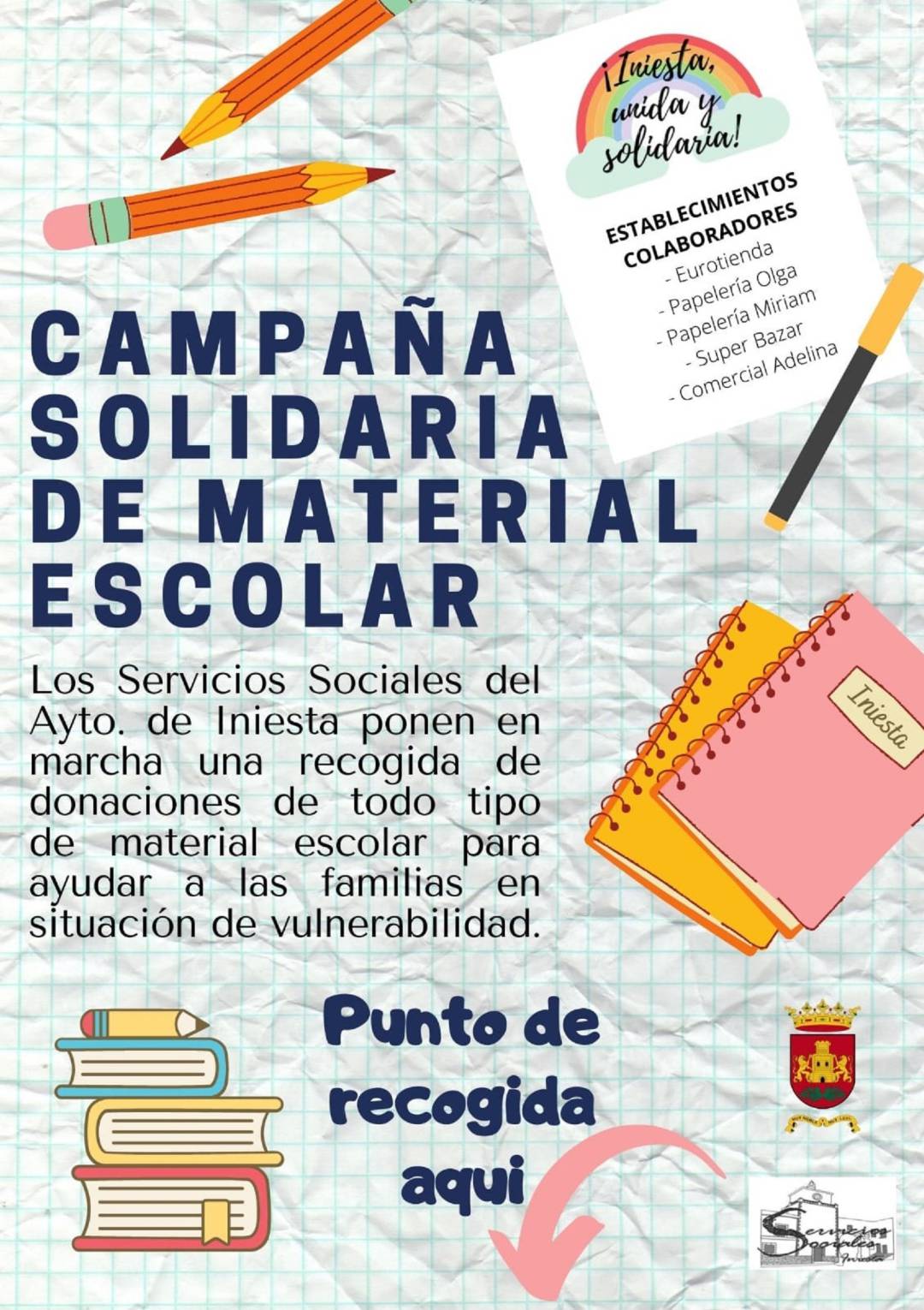 Campaña de recogida de material escolar