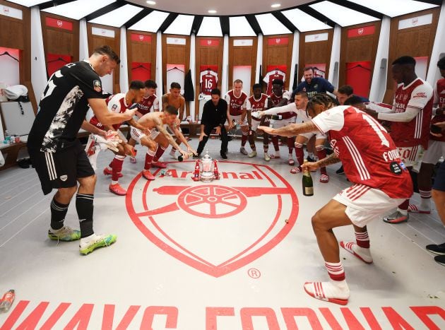 El Arsenal celebra la FA Cup