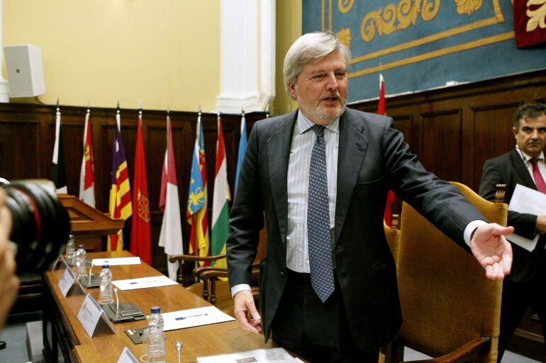 El ministro de Educación, Íñigo Méndez de Vigo, durante la reunión del Consejo de Universidades la semana pasada en Madrid