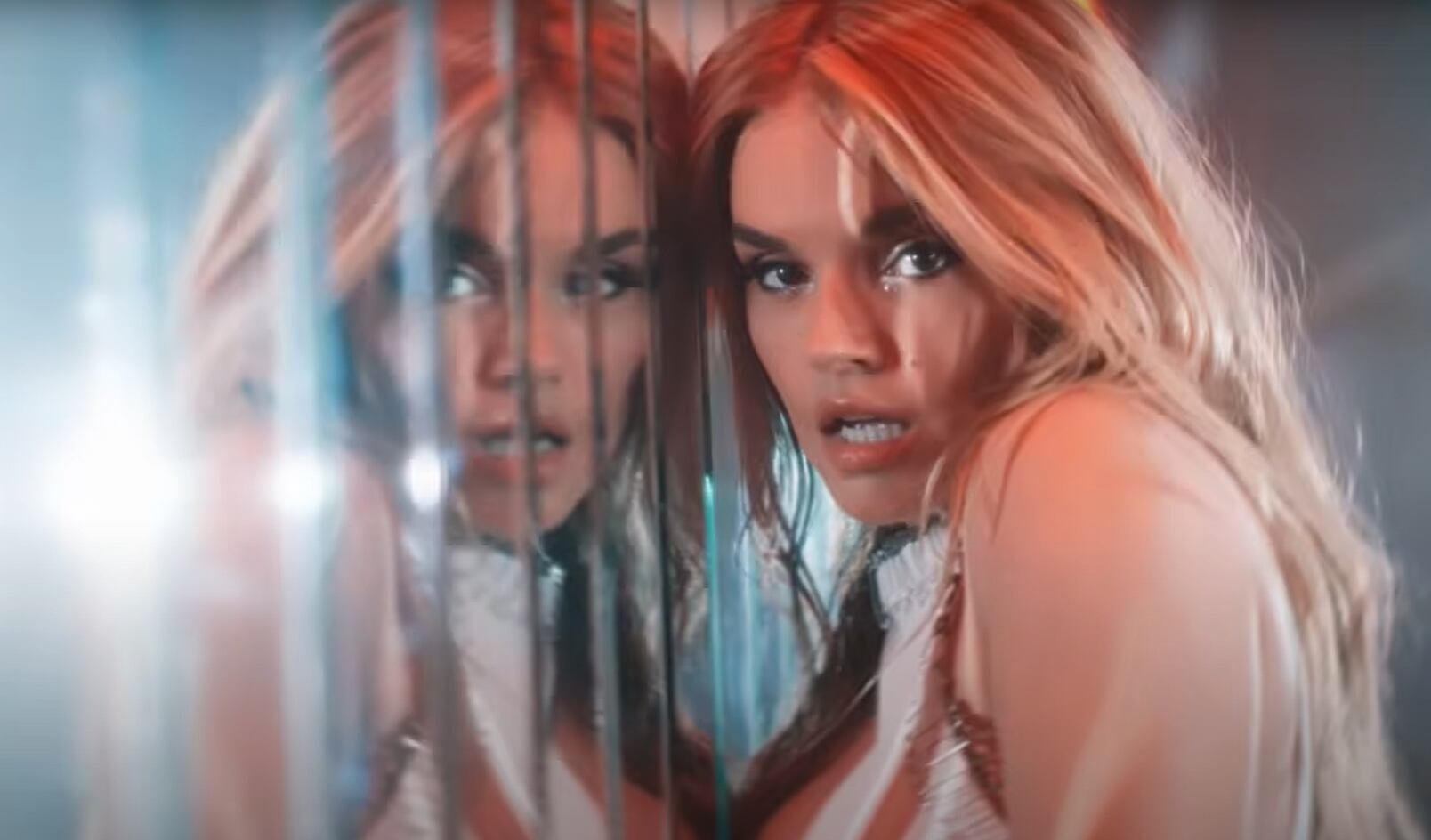 Melody, en un momento del vídeo.