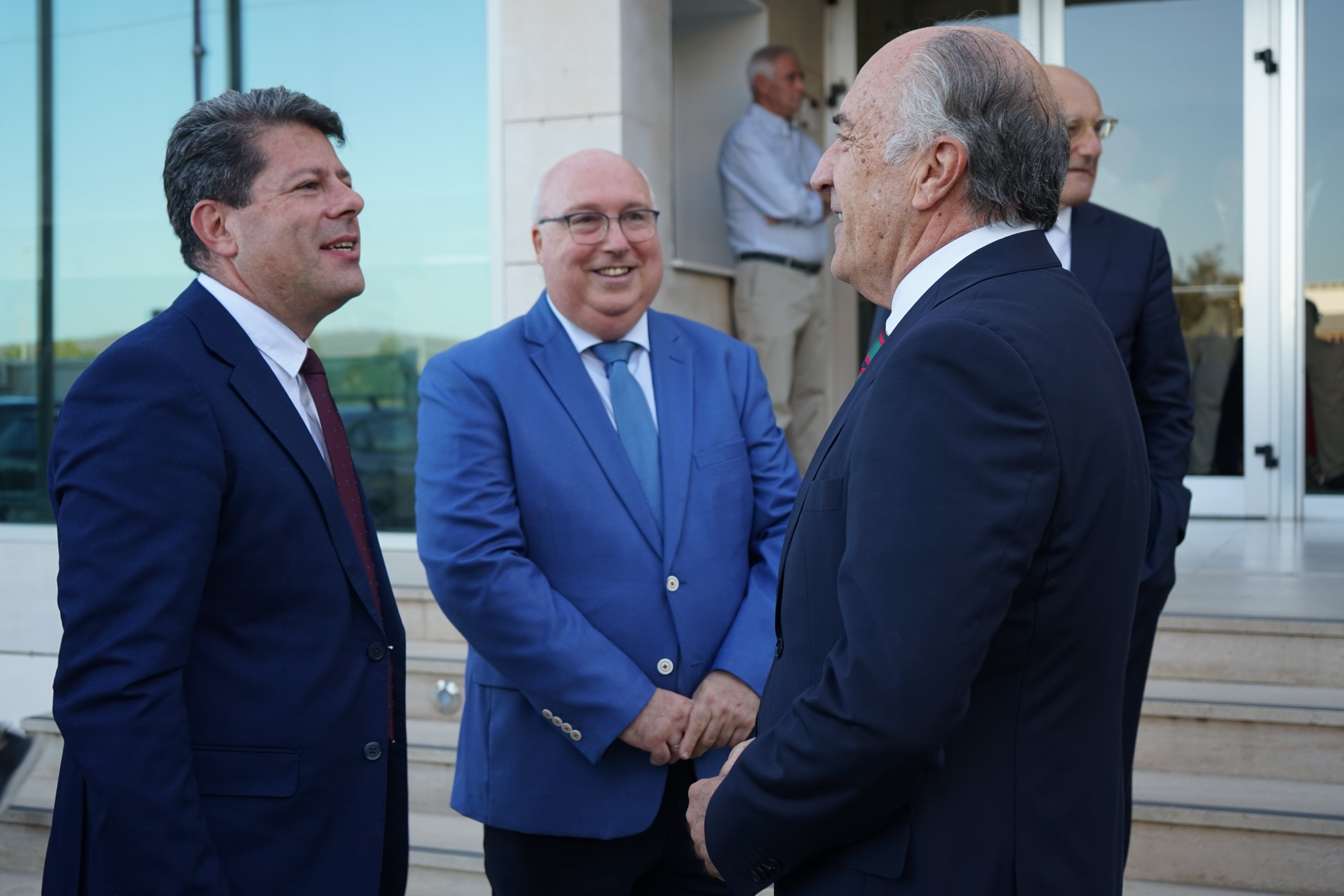 Landaluce y Juan Franco en el acto de hoy