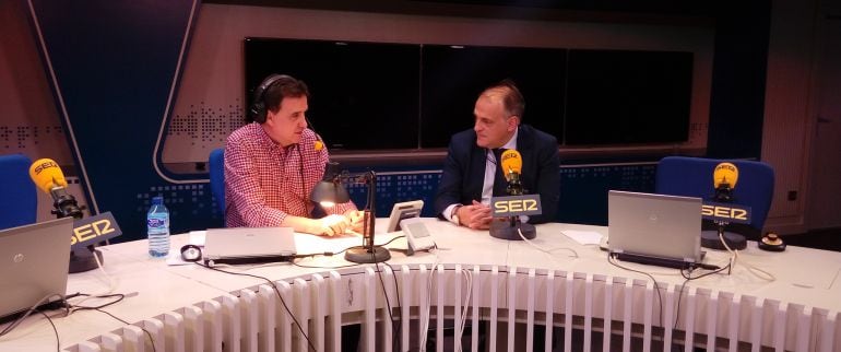 Javier Tebas visita &#039;El Larguero&#039;