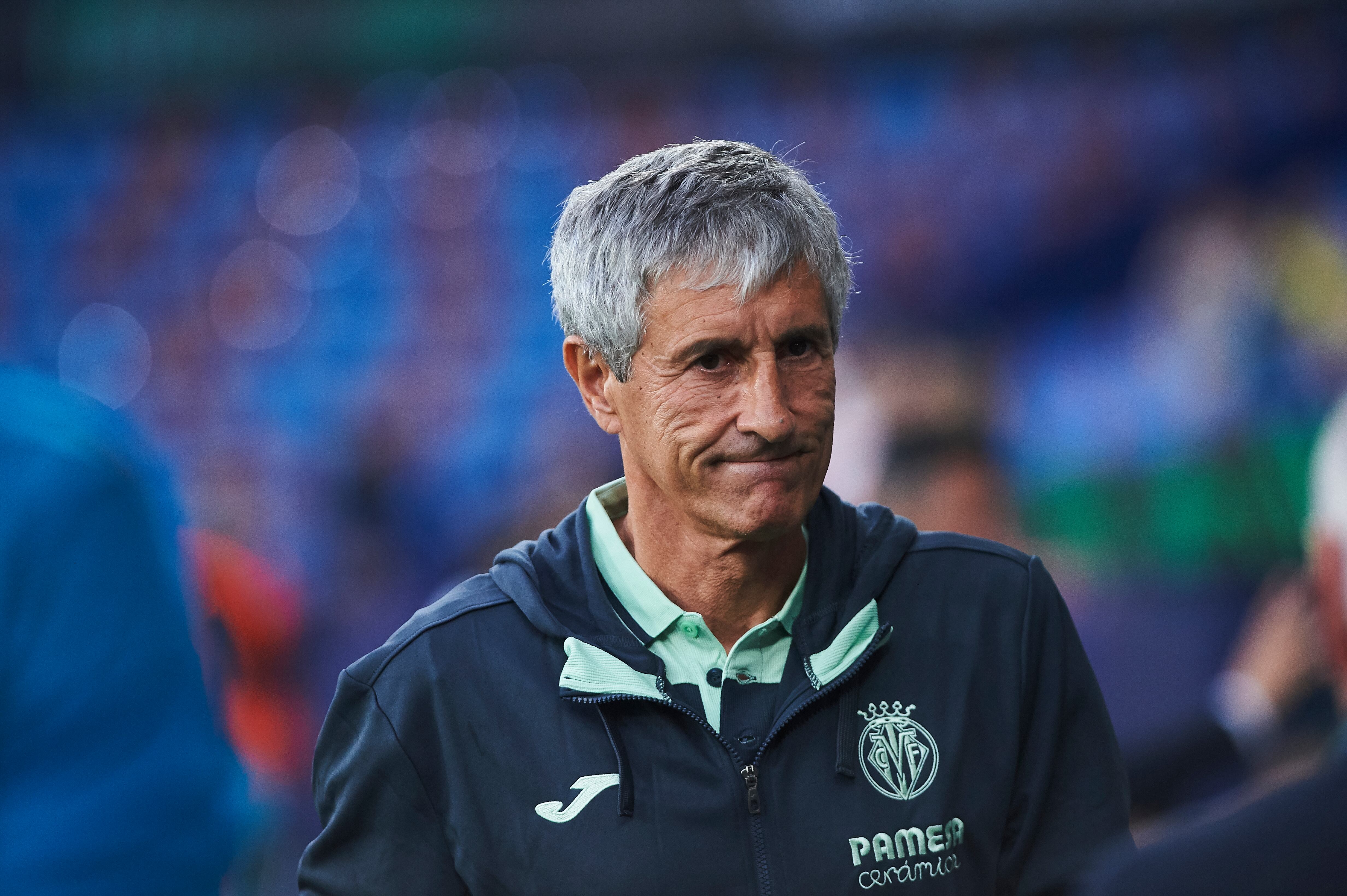 Quique Setién, entrenador del Villarreal