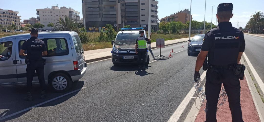 Control de la Unidad de Prevención y Reacción de la Comisaría de Policía Nacional en Elche