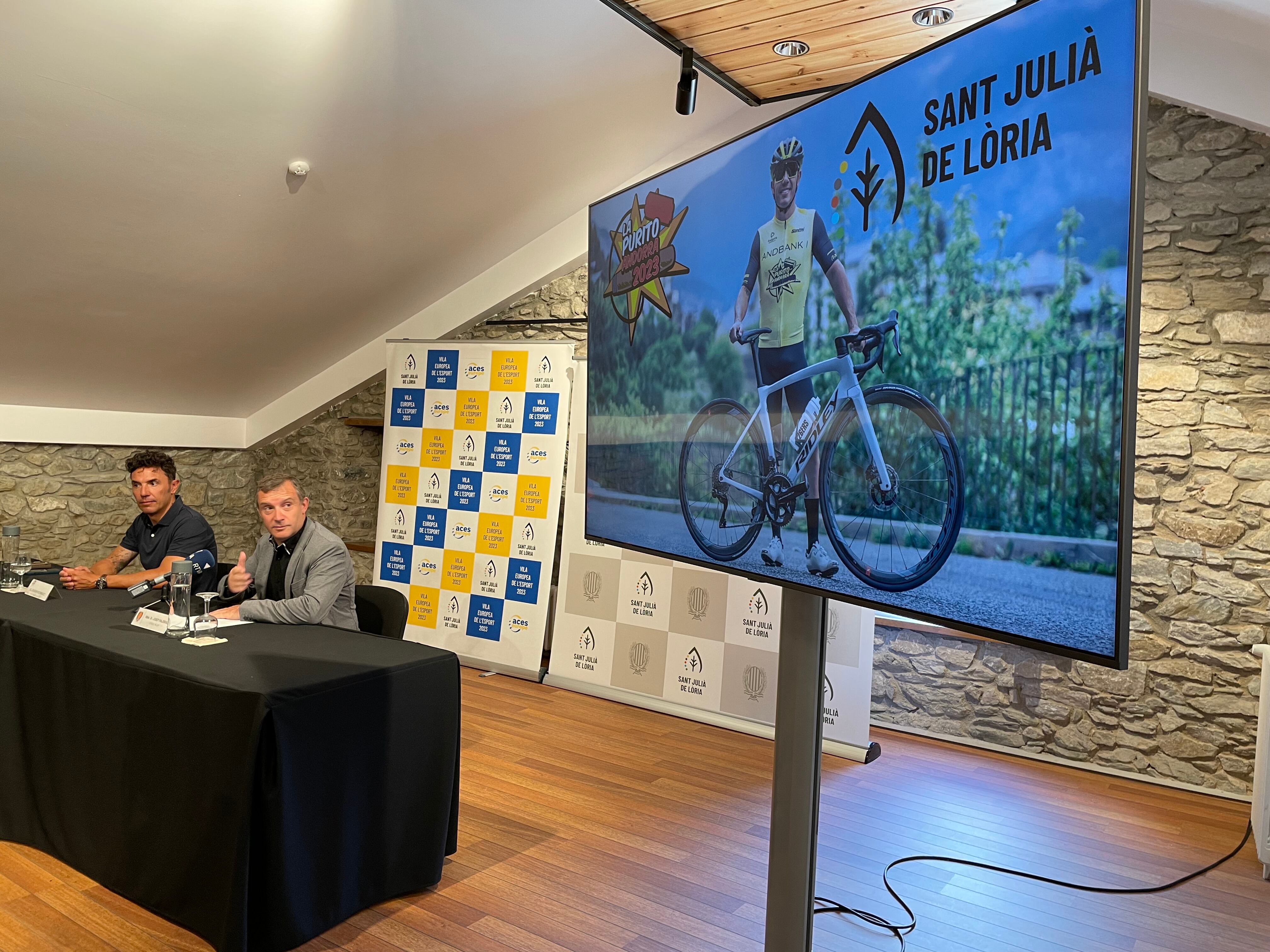 Presentació de La Purito a Sant Julià de Lòria.