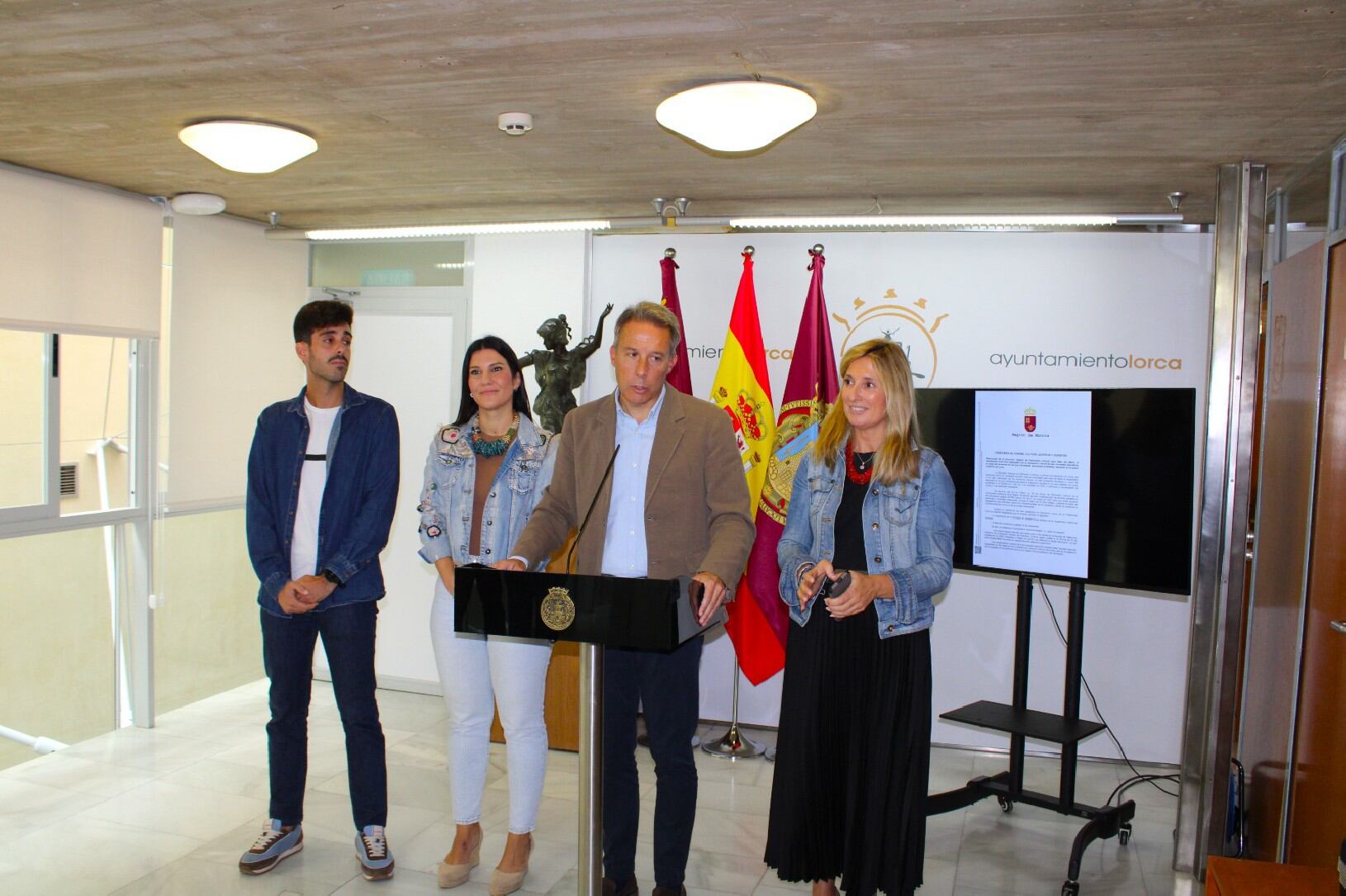 El gobierno municipal de Lorca destaca la recuperación del casco antiguo con la actualización de seis inmuebles demolidos a causa del terremoto.