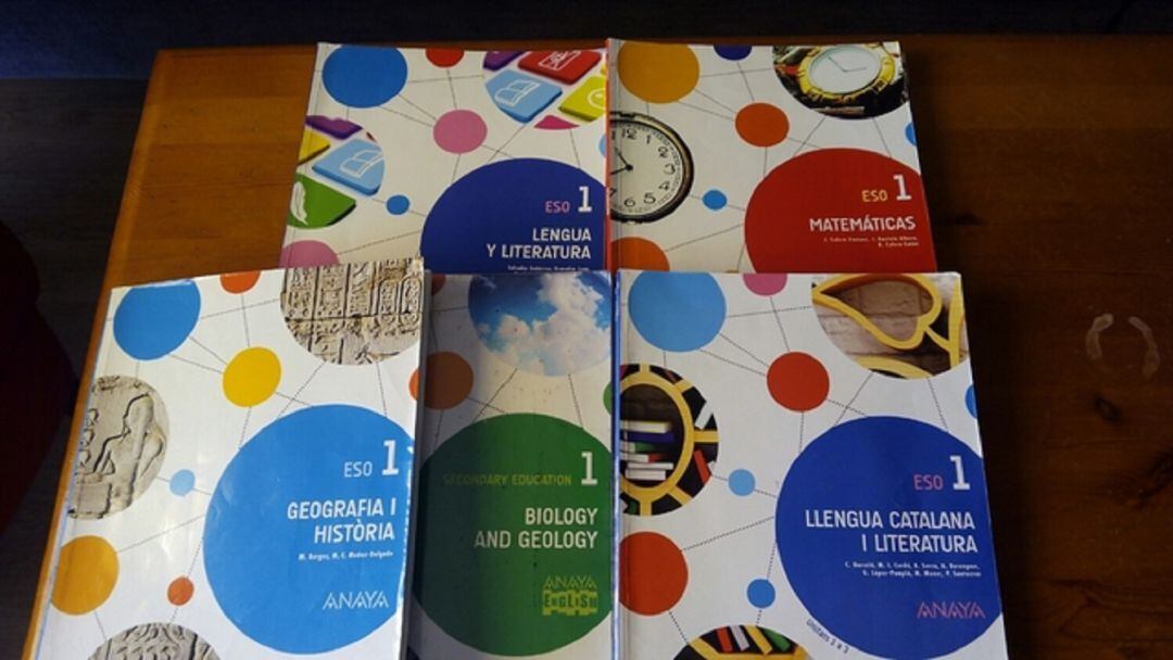 Libros de texto de 1º de la ESO
