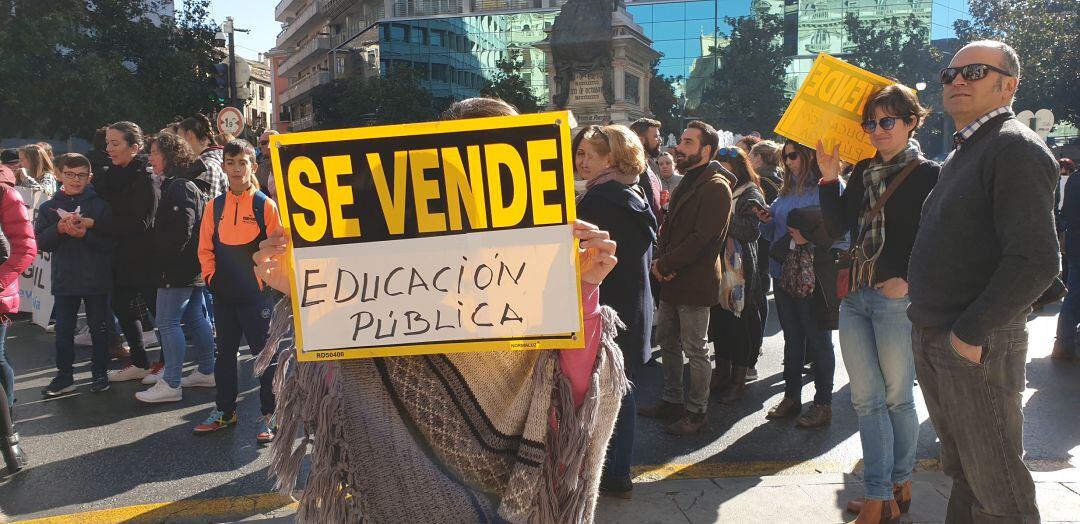 Manifestación celebrada en Granada