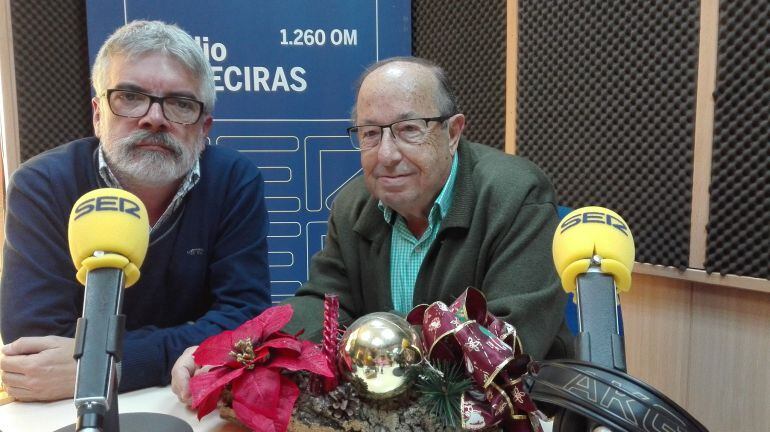 Roberto Godino y Francisco Muñoz durante la entrevista en Hoy por Hoy Campo de Gibraltart