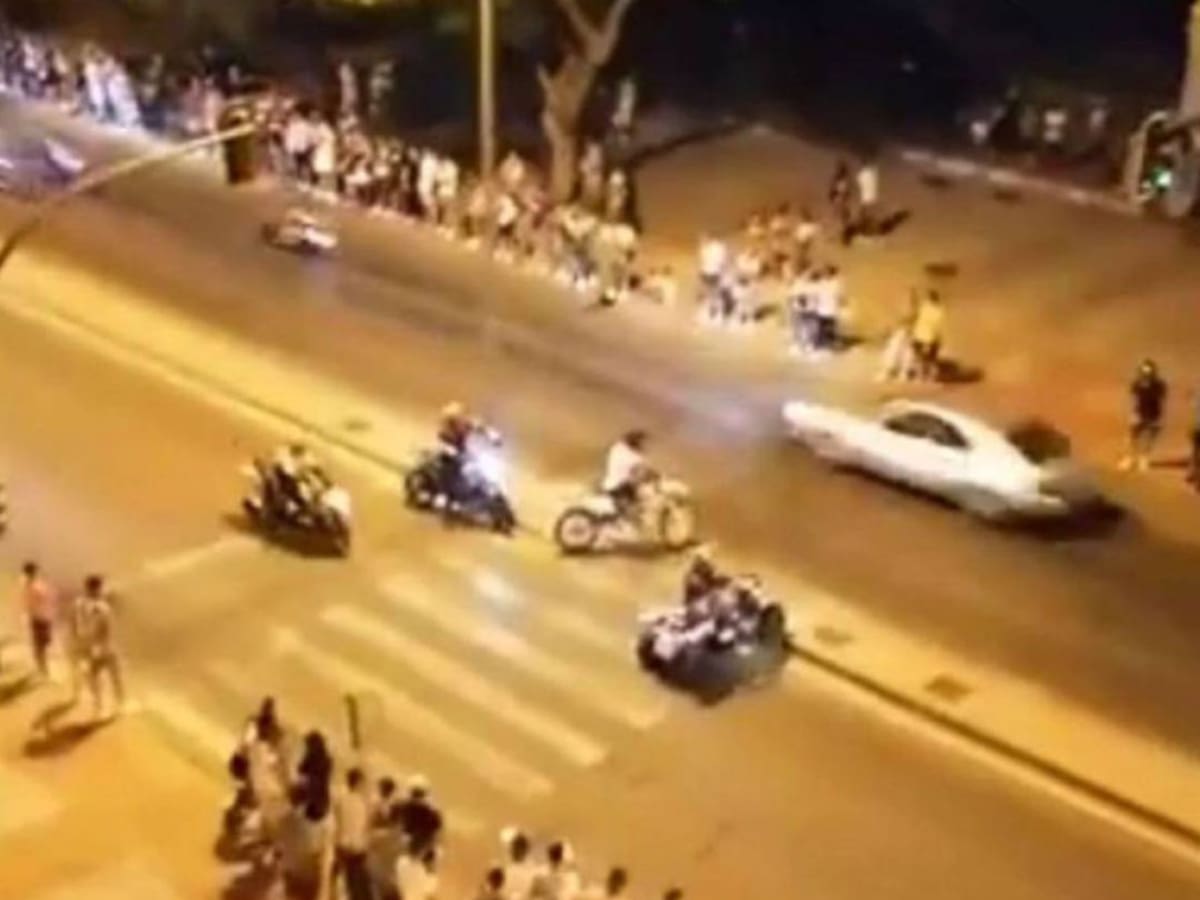 Dos detenidos y varios vehículos intervenidos en la operación policial en una ‘quedada’ motera en Jerez