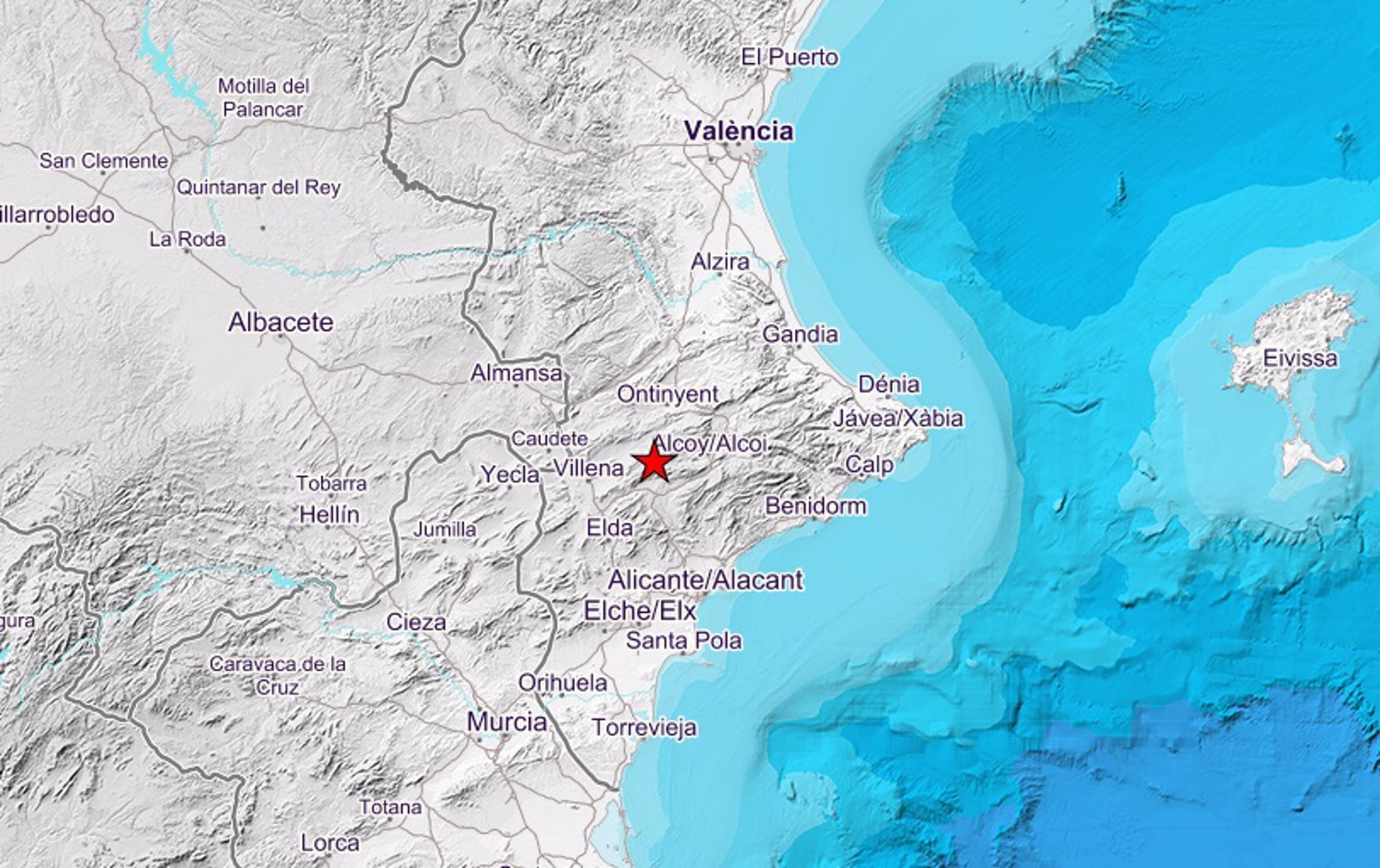 El epicentro tuvo lugar en la localidad de Banyeres de Mariola, aunque se sintió en buena parte de nuestra comarca.