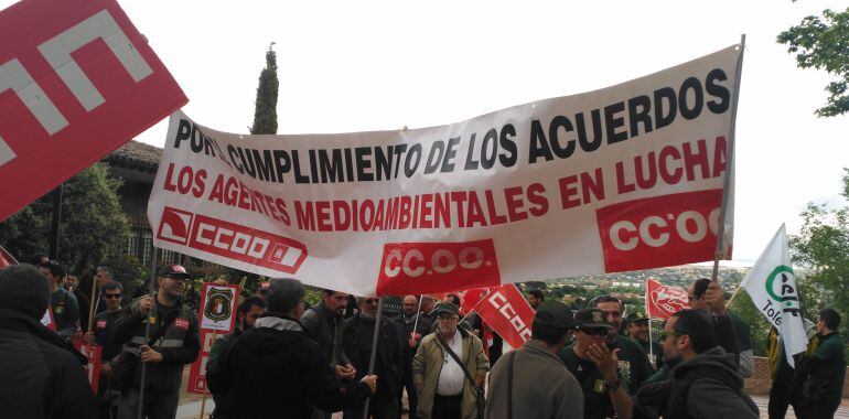 Manifestación de los Agentes Medioambientales en Toledo