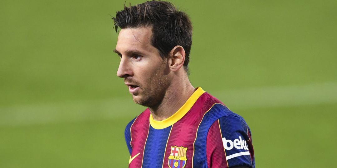 Lionel Messi, durante el partido ante el Villarreal