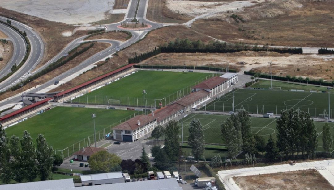 Vista aérea de las instalaciones de Tajonar que Osasuna se plantea recomprar 