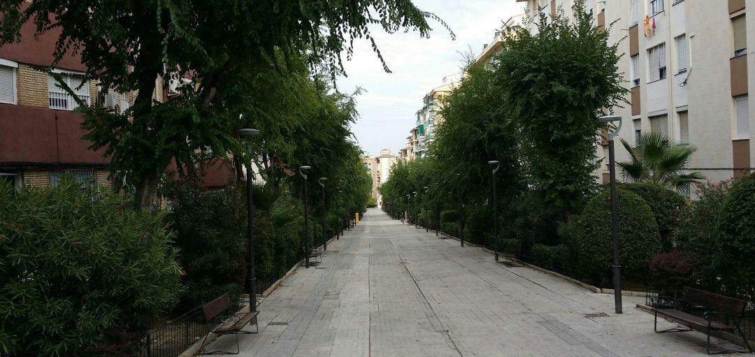 Paseo Virgen del Rocío, en El Valle.