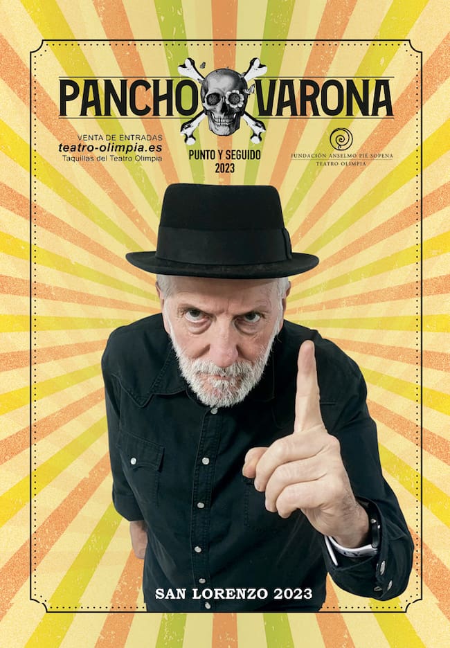Pancho Varona actuará el 11 de agosto en el Teatro Olimpia