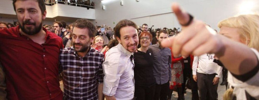 Pablo Iglesias en A Coruña con Pablo Iglesias