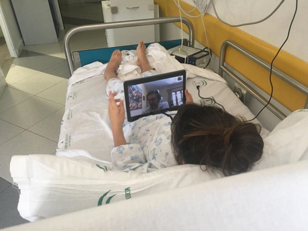 Videollamadas en el hospital