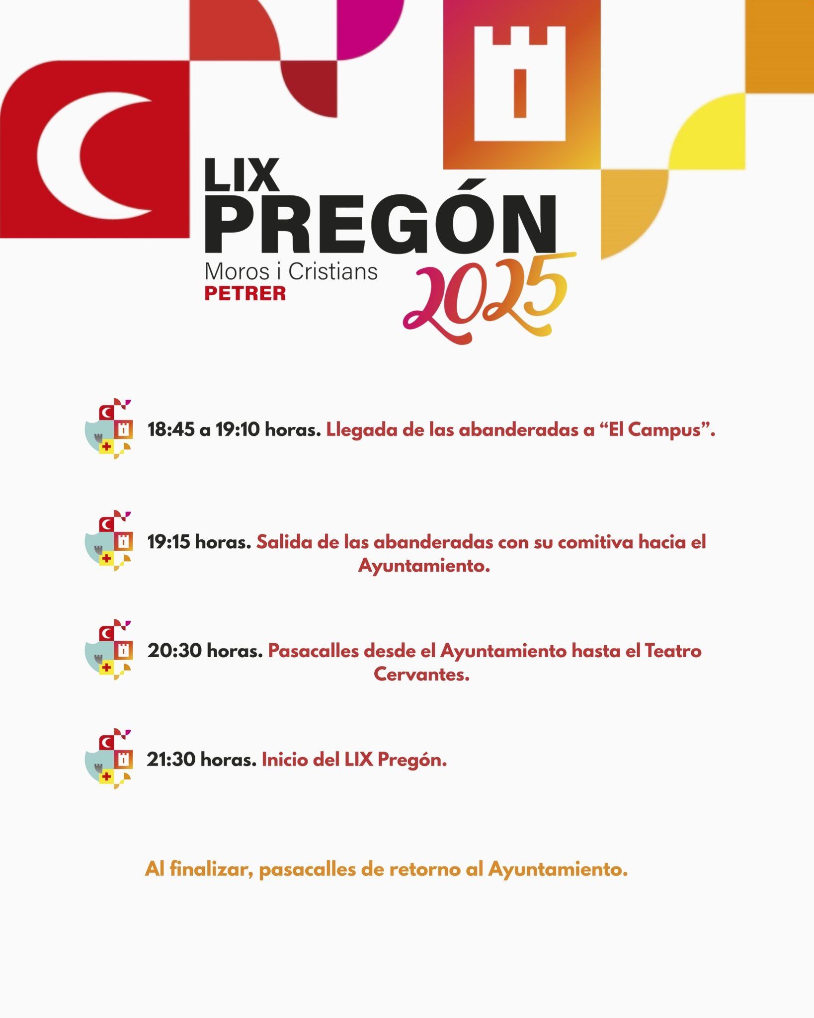 Con estos actos, Petrer da el primer gran paso hacia sus Fiestas de Moros y Cristianos.