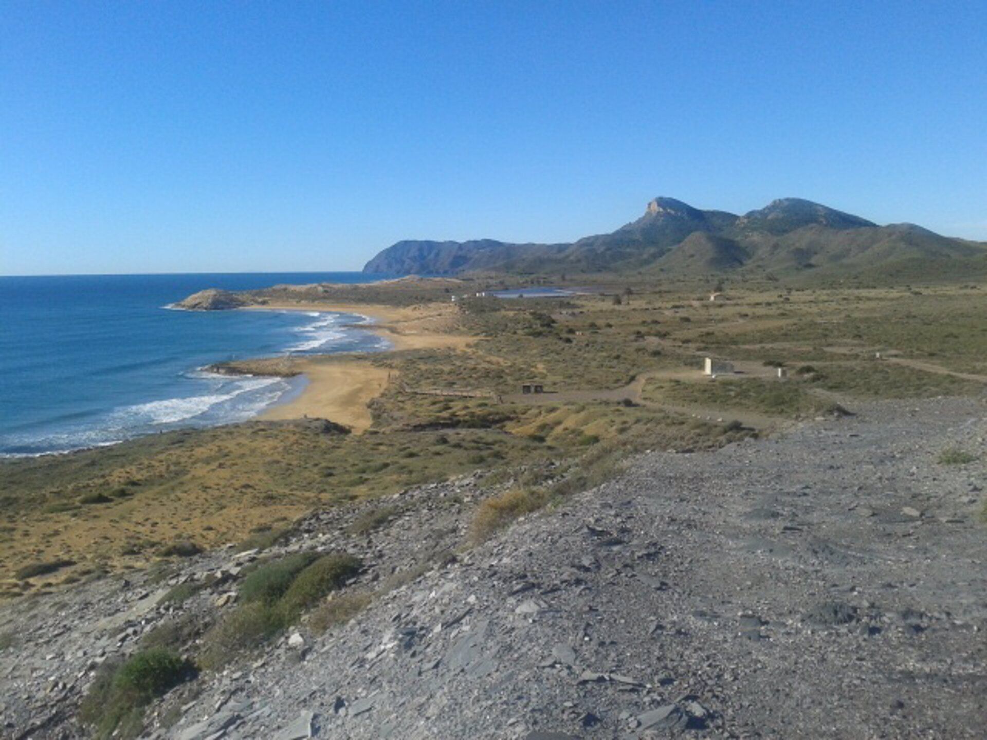 Vista panorámica del Parque Regional de Calblanque