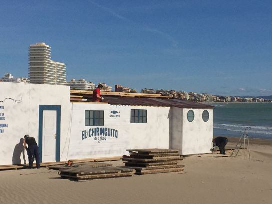 SER Viajeros en Peñiscola. Plató de El Chiringuito de Pepe