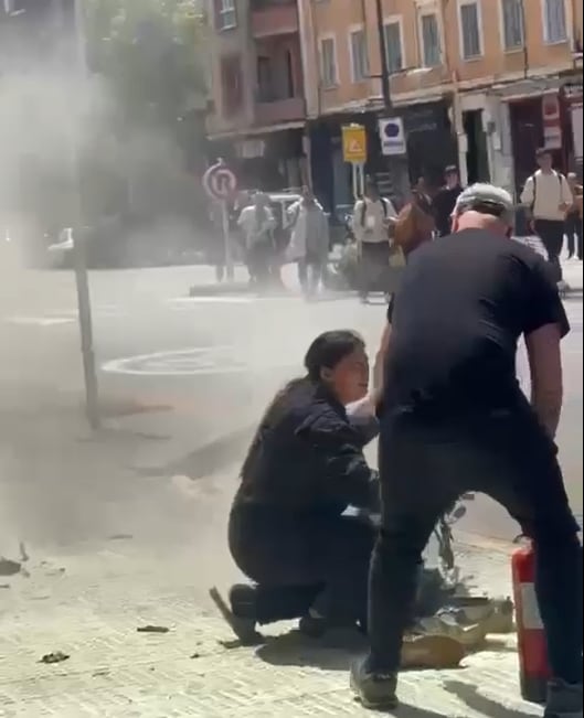 Un hombre nepalí se quema ‘a lo bonzo’ en Burgos