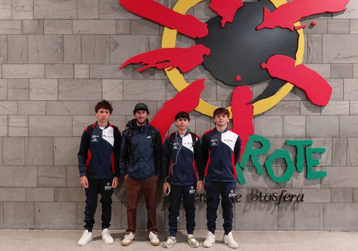 Expedición del RCNA en el Europeo de ILCA 4.