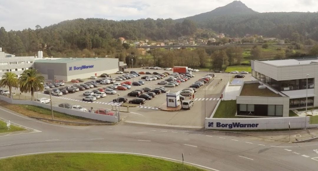 Fábrica de Borgwarner en la parroquia viguesa de Zamáns.