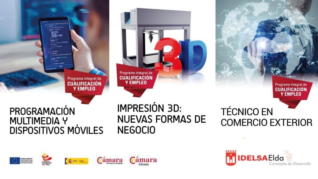 Cursos sobre comercio y nuevas tecnologías en Elda 