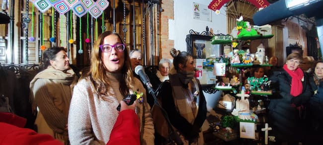 Momento de la intervención de la responsable del área de Cultura de la ADR Sierra Mágina, Cristina Vico