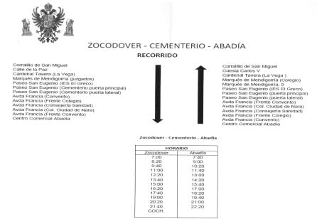 Horario e itinerario de la nueva Línea 14