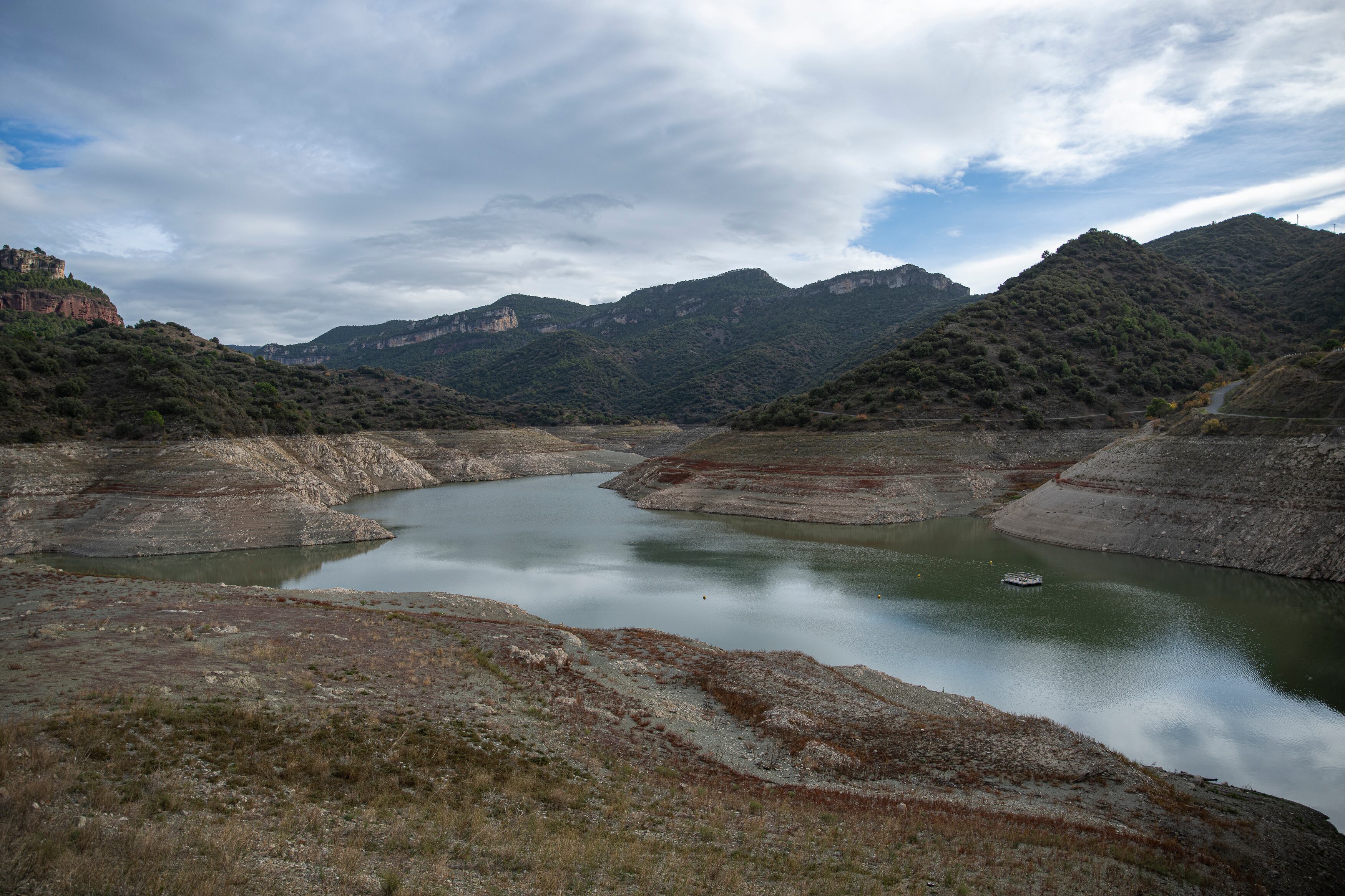 Pantano de Darnius-Boadella (Girona).