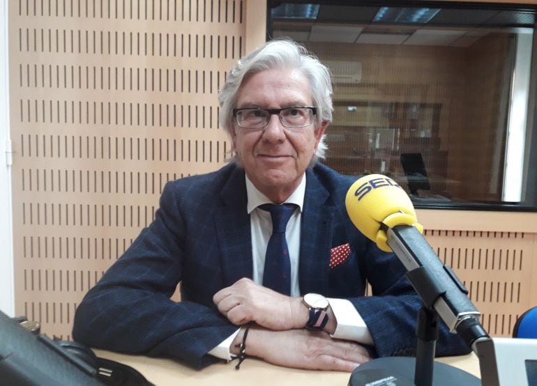 El Magistrado del TSJ de Murcia, durante la entrevista en la Cadena SER.