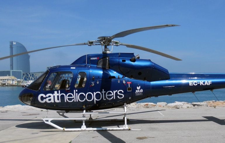 Eurocopter Ecuriel, de la flota d&#039;helicòpters de l&#039;empresa Cathelicopters