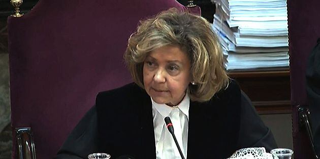 Consuelo Madrigal durante su discurso