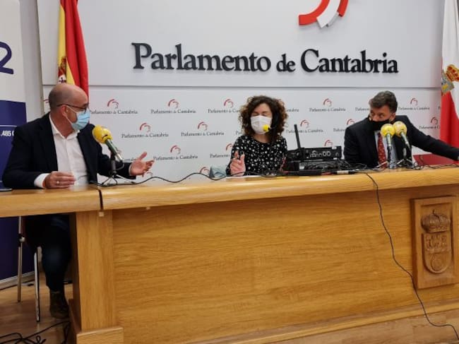 Félix Alvarez, María Gutiérrez y Cristóbal Palacio.