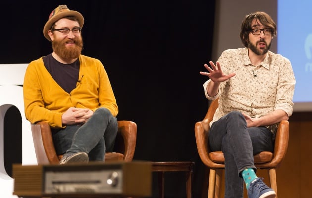 Manuel Burque y Quique Peinado en la presentación de &#039;Radio Gaga&#039;