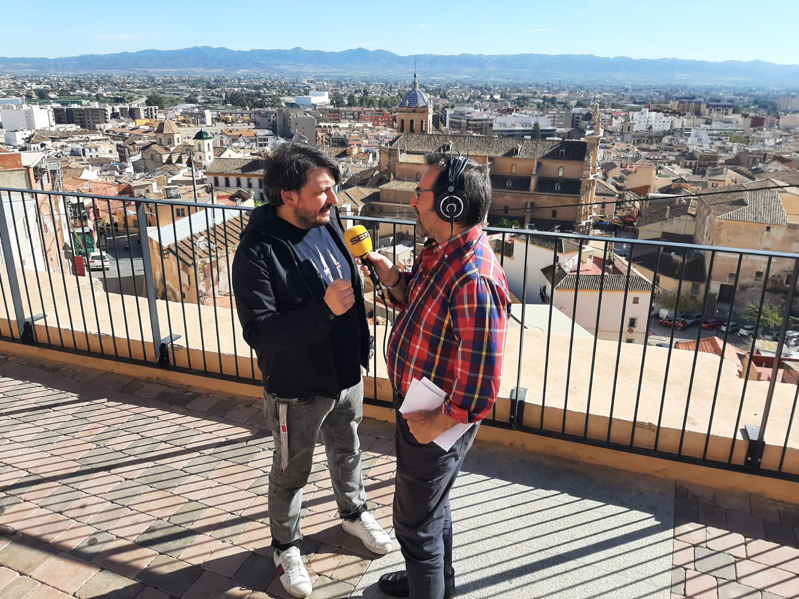 David Torres del Alcázar, director artístico del museo y Miguel Meroño