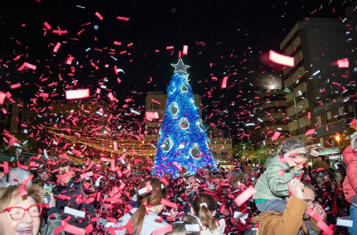 Árbol de Navidad de Tavernes de la Valldigna./Ajuntament Tavernes de la Valldigna