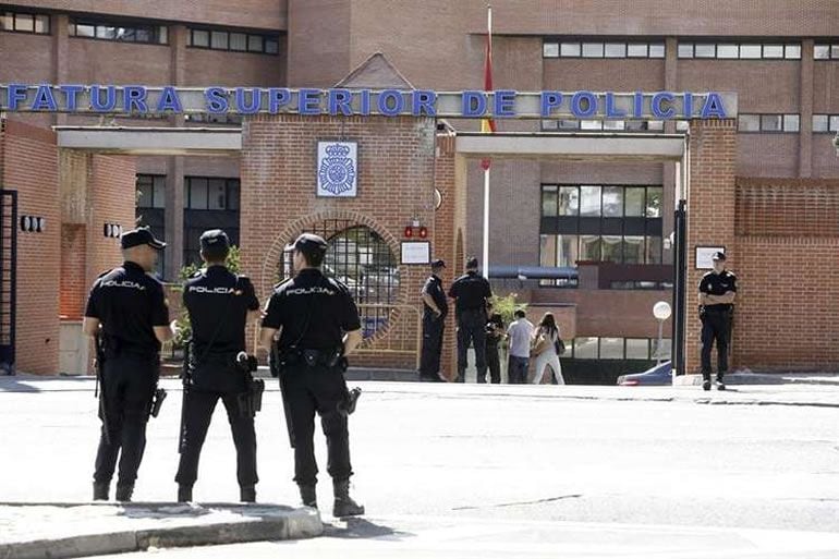 Fotografía de la Jefatura Superior de Policía, en Madrid.