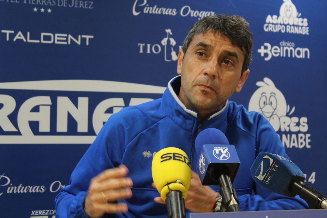 Pepe Masegosa durante la rueda de prensa del viernes