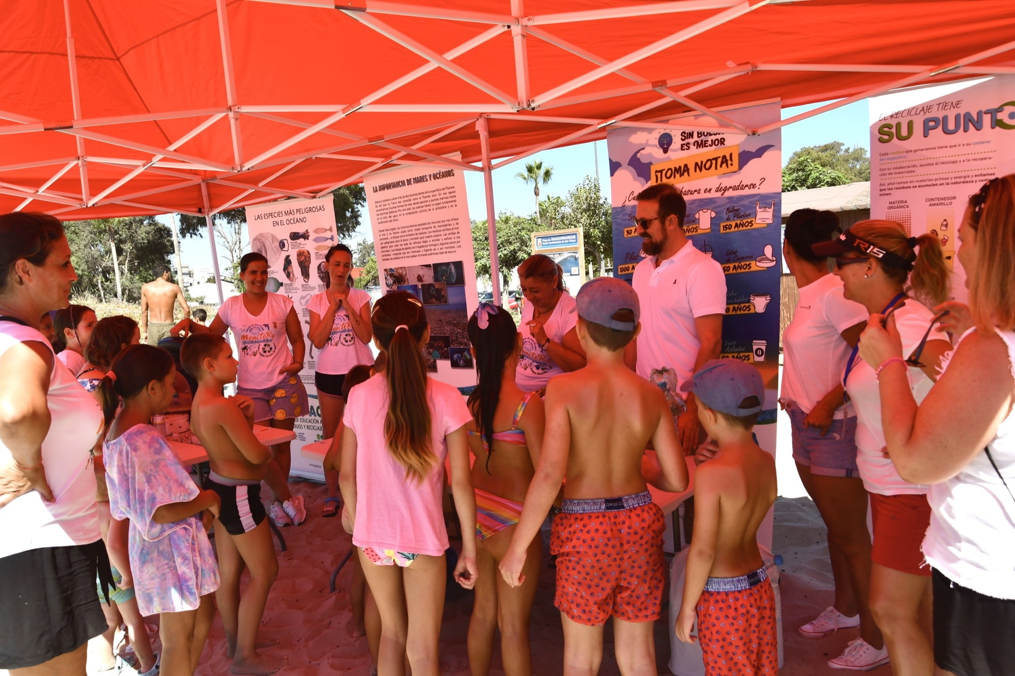 Actividades de playa en San Roque